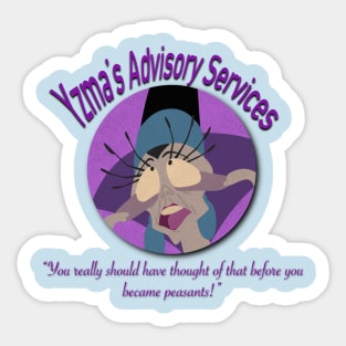 Yzma's Advisory Services Sticker